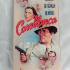 Casablanca VHS Movie Humphrey Bogart, Ingrid Bergman, Paul Henreid